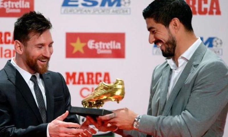 Những lần Messi nhận chiếc giày Vàng